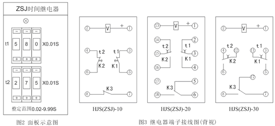 HJS(ZSJ)-30、HJS(ZSJ)-20、HJS(ZSJ)-10产品接线图